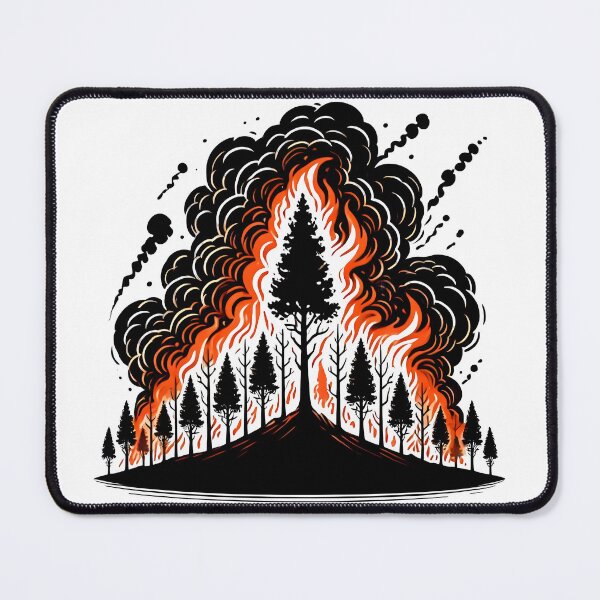 Item preview, Bushfires, forest fires designed and sold by TrueArtVibes.