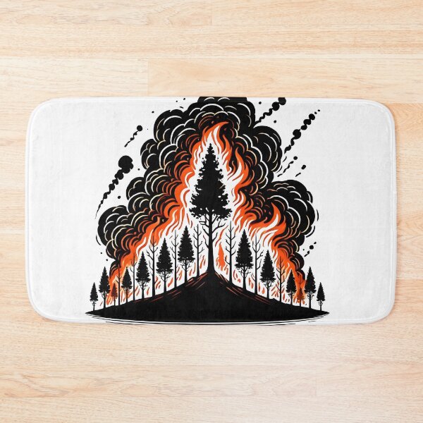 Item preview, Bushfires, forest fires designed and sold by TrueArtVibes.