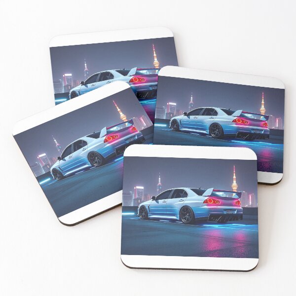 Item preview, Mitsubishi Evo IX in white – performance and style in the modern city designed and sold by Salimgor Hangaround Music.