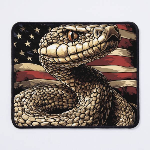 Item preview, Patriotic Rattlesnake American Flag Design designed and sold by Madine Design.
