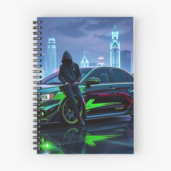 Item preview, Mitsubishi Evo IX on the parking garage – performance and style in the modern city designed and sold by Salimgor Hangaround Music.