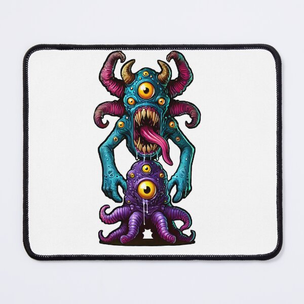 Item preview, Two psychedelic multicolored monsters. designed and sold by Luckyfactory.