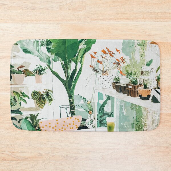 Item preview, Junglow, Urban Jungle Botanical Home decor, Tropical Plants Interior Design Plant Lady Painting designed and sold by 83oranges.com.