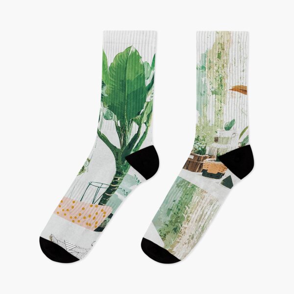 Item preview, Junglow, Urban Jungle Botanical Home decor, Tropical Plants Interior Design Plant Lady Painting designed and sold by 83oranges.com.