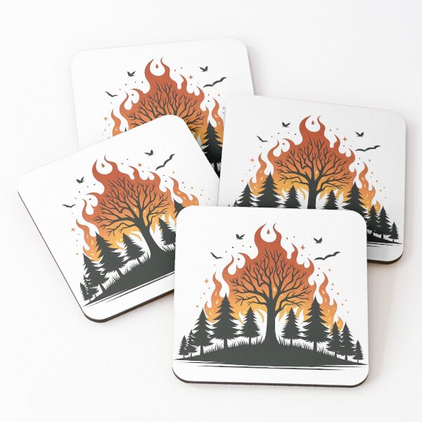 Item preview, wild fires, la fires, forest fires designed and sold by TrueArtVibes.