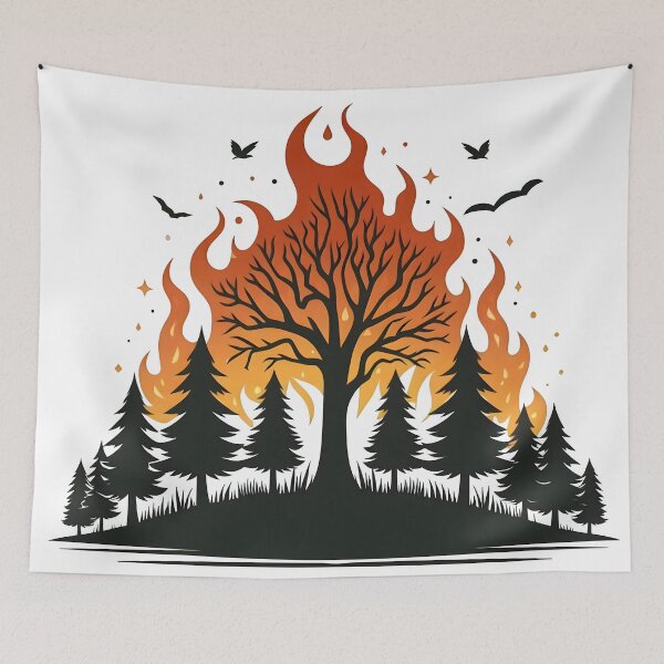 Item preview, wild fires, la fires, forest fires designed and sold by TrueArtVibes.