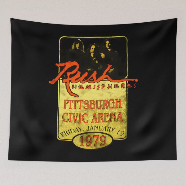 Aperçu de l'œuvre Rush Hemispheres Nice Pittsburgh Civic Arena 1979 créée et vendue par JustPOD.