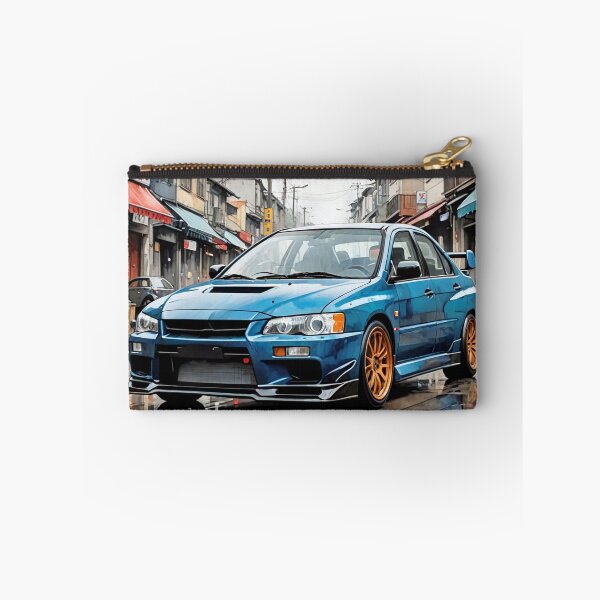 Artikelvorschau, Mitsubishi Evo IX – Performance und Stil in der alt Stadt, retro Kunst entworfen und verkauft von Salimgor Hangaround Music.