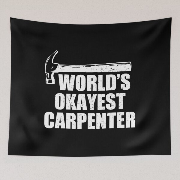 Item preview, World's Okayest Carpenter - Woodworker Gift designed and sold by mhernaevily.