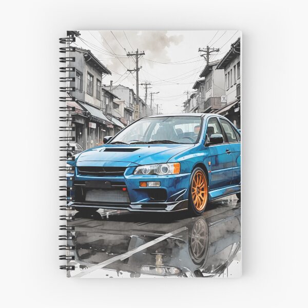 Item preview, Mitsubishi Evo IX – Performance and style in the old city, retro art V2 designed and sold by Salimgor Hangaround Music.