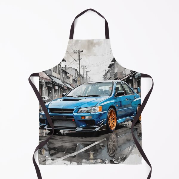 Item preview, Mitsubishi Evo IX – Performance and style in the old city, retro art V2 designed and sold by Salimgor Hangaround Music.