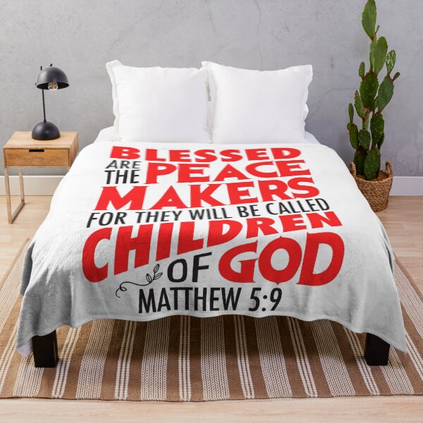 Item preview, Matthew 5:9 Blessed Are The Peacemakers designed and sold by plushism.
