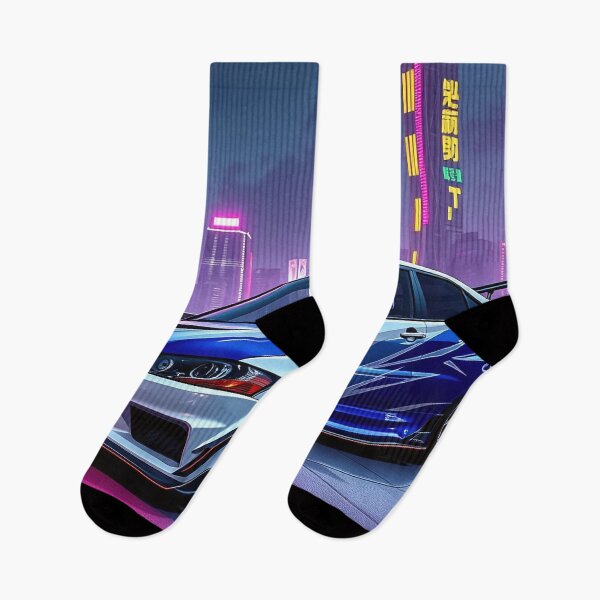 Item preview, Mitsubishi Evo IX on the parking garage – performance and style in front of Neon City designed and sold by Salimgor Hangaround Music.