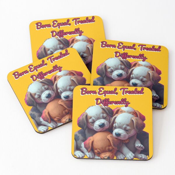 Item preview, Born Equal Treated Differently designed and sold by DesignPrePress.