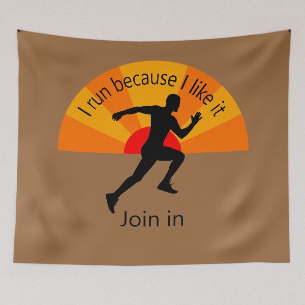 Item preview, Sport - Silhouette of runner and retro vintage sunset designed and sold by mikistudio.
