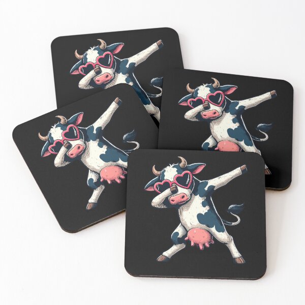Item preview, Dabbing Dance Cow Heart Sunglasses designed and sold by Artistoos.