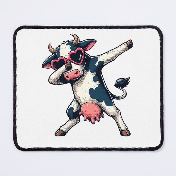 Item preview, Dabbing Dance Cow Heart Sunglasses designed and sold by Artistoos.