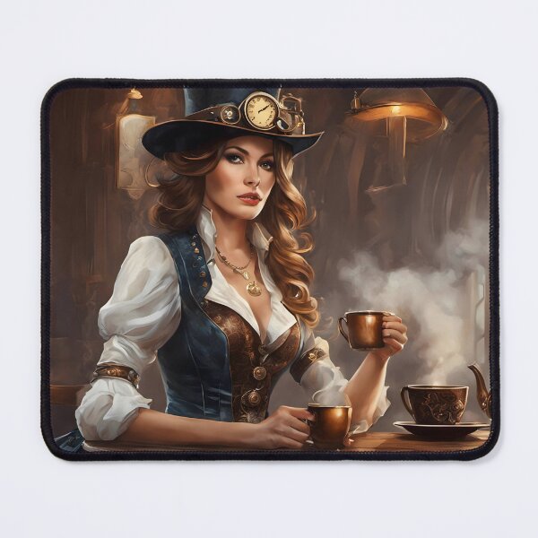 Item preview, Steampunk Coffee Break designed and sold by Pixel Press Prints.