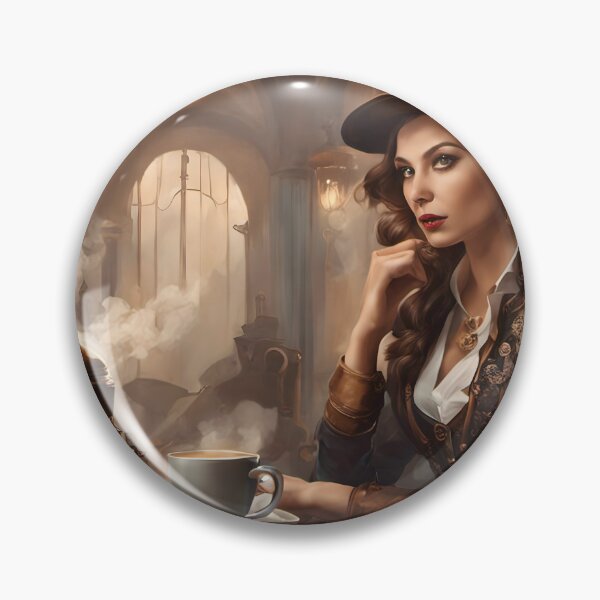 Item preview, Steampunk Coffee Break designed and sold by Pixel Press Prints.