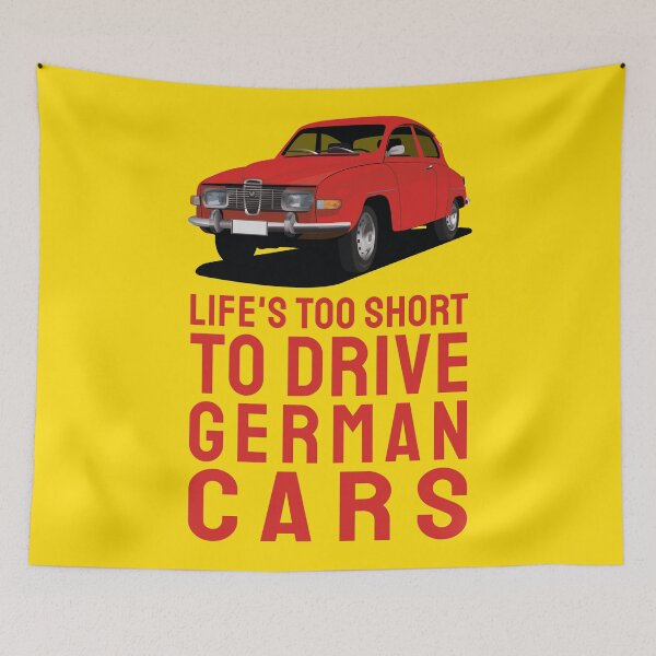 Item preview, Life's too short to drive German cars - Saab 96 designed and sold by knappidesign.