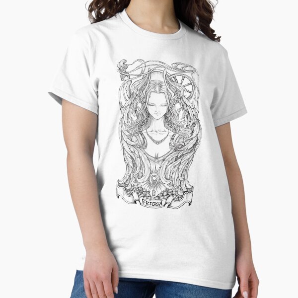 Frigga Norse Goddess of Home & Protection Classic T-Shirt