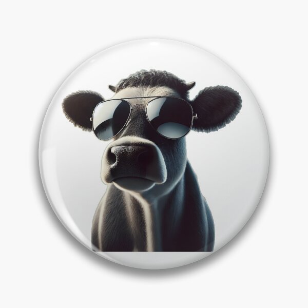 Item preview, Trendy Cow in Sunglasses designed and sold by KittyKatto.