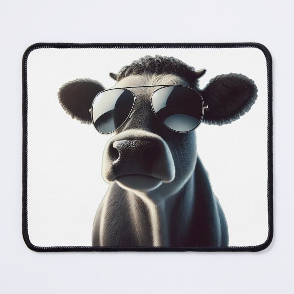 Item preview, Trendy Cow in Sunglasses designed and sold by KittyKatto.