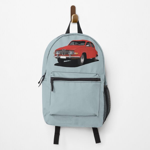 Item preview, SAAB 96 in red - illustration designed and sold by knappidesign.