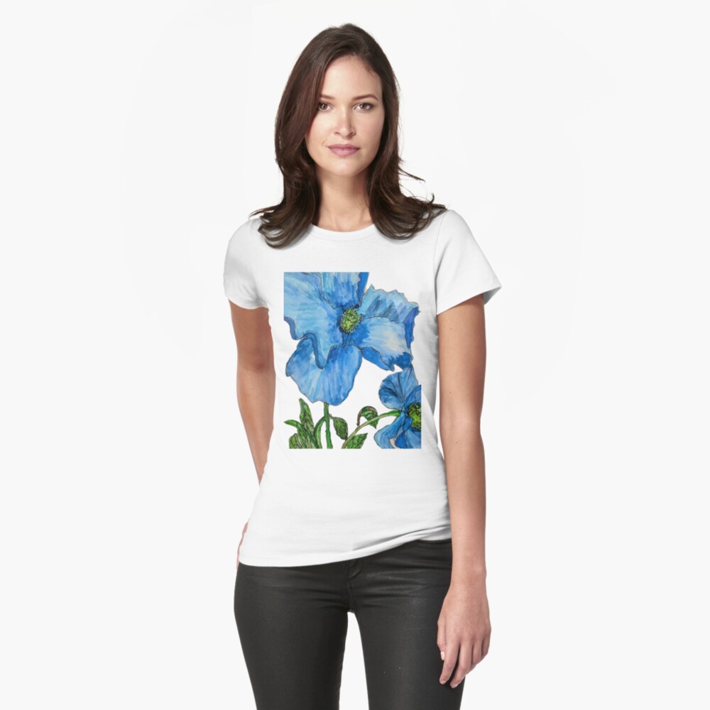 Item preview, Fitted T-Shirt designed and sold by Ladyinthemitten.