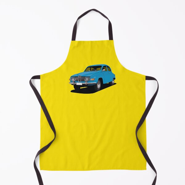 Item preview, SAAB 96 in blue - illustration designed and sold by knappidesign.