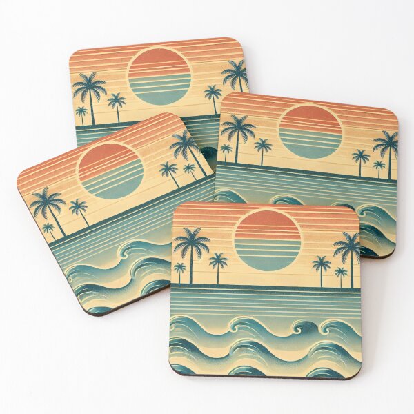Item preview, Retro Summer Beach designed and sold by KittyKatto.