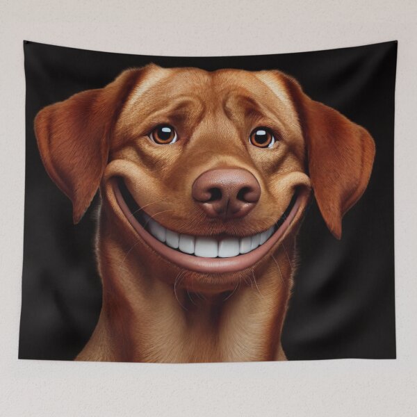 Item preview, Funny Fox Red Labrador designed and sold by DamioPolArt.