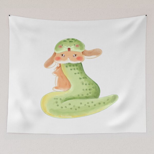 Item preview, Chinese New Year 2025 Cute Bunny as Snake | Bunniesmee T-Shirt designed and sold by bunniesmee.