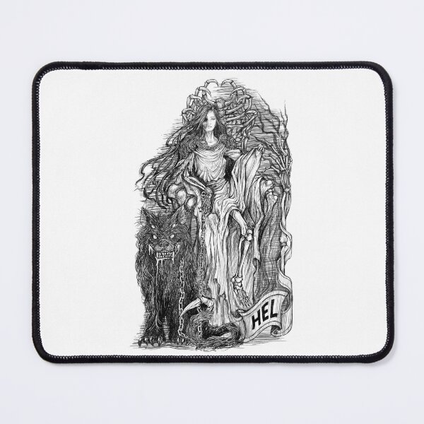 Item preview, Hel Norse Goddess Dark Nordic Mythology designed and sold by RunicArtShop.