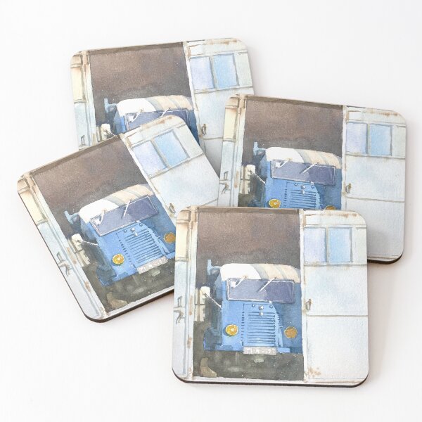 Item preview, Blue truck  designed and sold by 聂丑Nie.