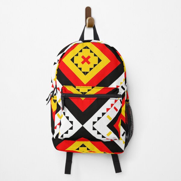 Item preview, Geometric Tribal Pattern in Red, Yellow, and Black designed and sold by SamartkitDesign.