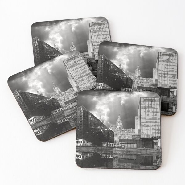 Item preview, Liverpool Cityscape BW designed and sold by Alisonchambers2.
