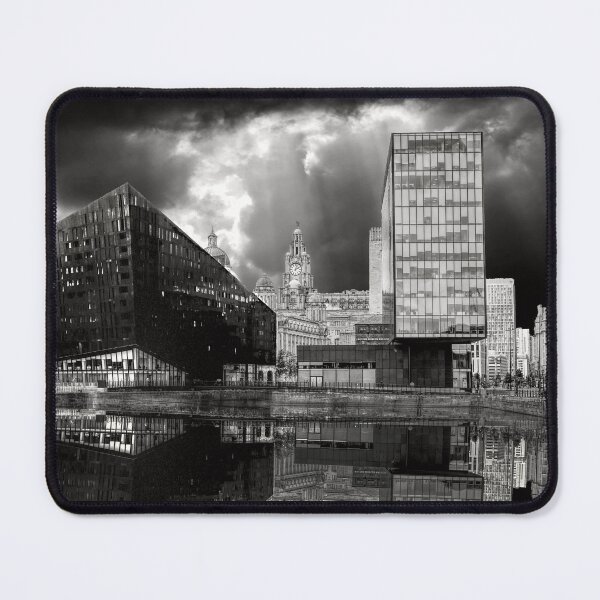 Item preview, Liverpool Cityscape BW designed and sold by Alisonchambers2.