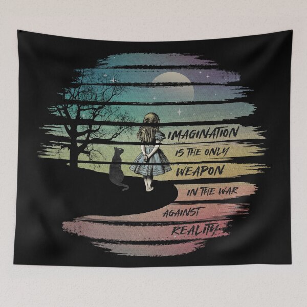 Item preview, Wonderland Moonlight - Imagination Quote designed and sold by maryedenoa.