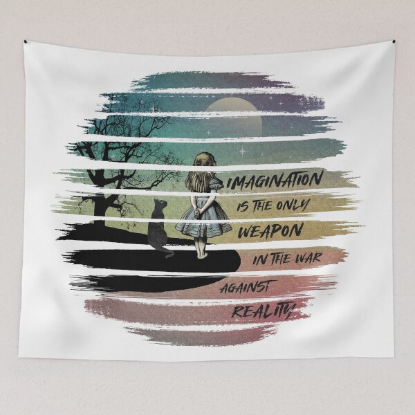 Item preview, Wonderland Moonlight - Imagination Quote designed and sold by maryedenoa.