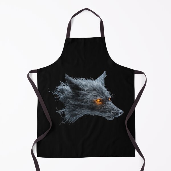 Item preview, Mystical Glowing-Eyed Wolf Design – Eerie Wild Canine Art designed and sold by VisualArtsOasis.