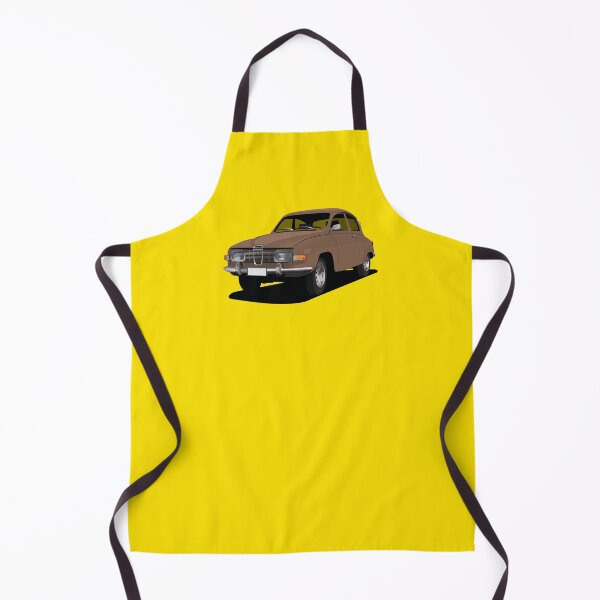 Item preview, SAAB 96 in brown - illustration designed and sold by knappidesign.