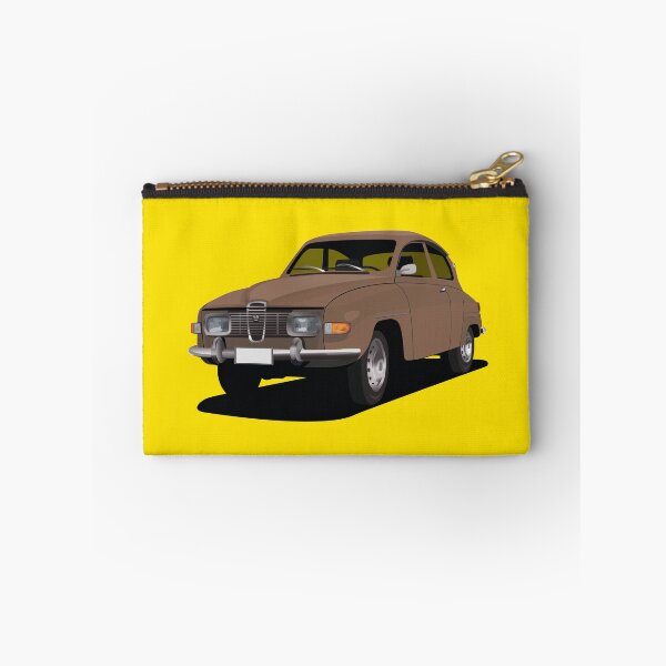 Item preview, SAAB 96 in brown - illustration designed and sold by knappidesign.