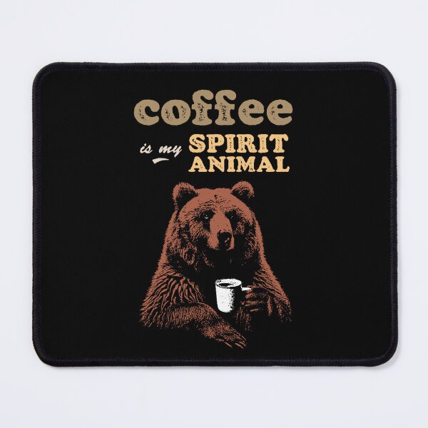 Item preview, Bear: Coffee is my spirit animal designed and sold by Syahrasi.