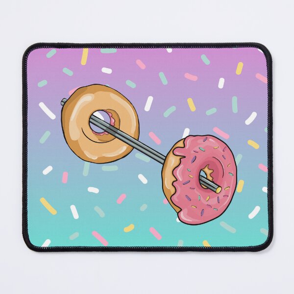 Item preview, Deadlifts & Donuts - Donut Barbell designed and sold by BirdseyDesigns.