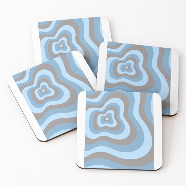 Item preview, Wavy Blue Shapes  designed and sold by RogerDodger21.