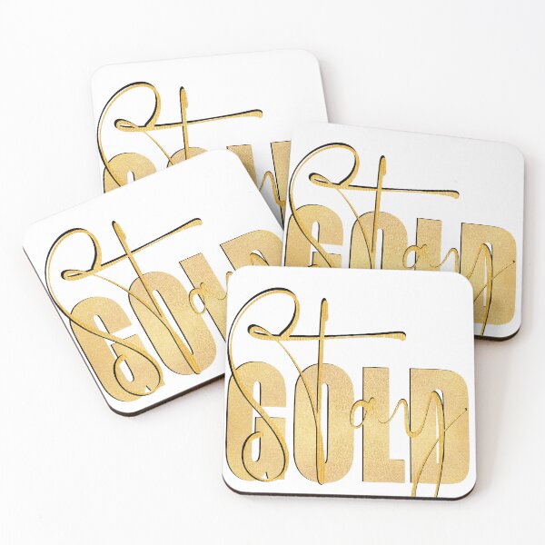 Item preview, Stay Gold designed and sold by RSDigitalPrintDesign.