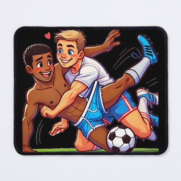 Item preview, Ooops! Football Fun Daddies - LGBTQ Gay Pride Berber Brushstrokes Graphic Design designed and sold by ItsAKinkThing.