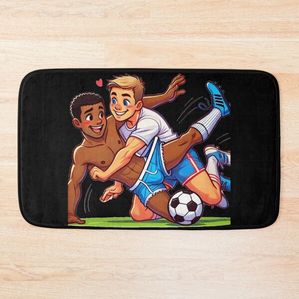 Item preview, Ooops! Football Fun Daddies - LGBTQ Gay Pride Berber Brushstrokes Graphic Design designed and sold by ItsAKinkThing.