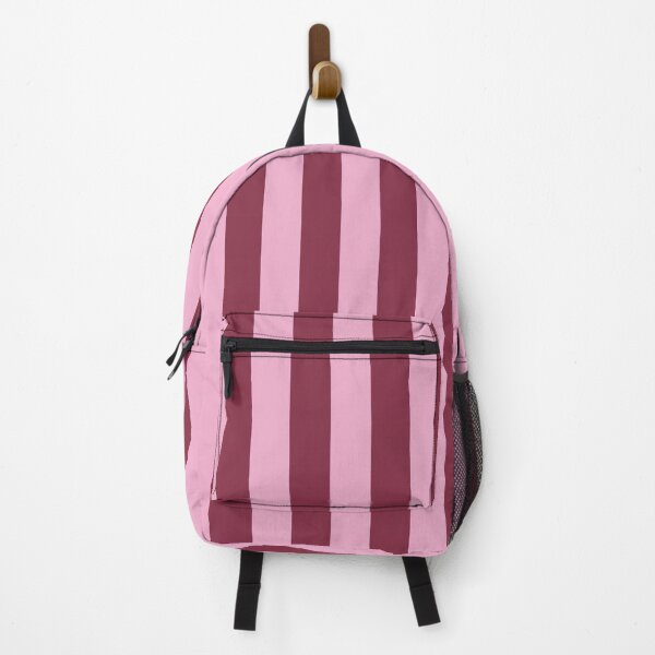 Item preview, Light Pink & Dark Red, Mauve & Scarlet Wide Stripe Pattern designed and sold by lamaddalena.